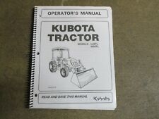 Kubota L45 Tl M59 Tl L 45 M 59 Tractor With Loader Owners Maintenance Manual