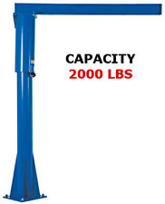 Vestil Freestanding Floor Mounted Jib Crane - 2000 Lb Capacity