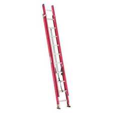 Westward 44yy15 Fiberglass Extension Ladder 300 Lb Load Capacity