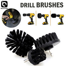3pcs Car Wash Brush Drill Power Auto Scrubber Carpet Tile Grout Cleaning Tools