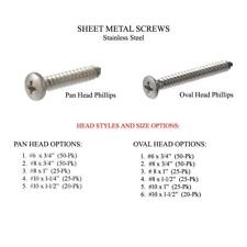 Sheet Metal Screws Stainless Steel