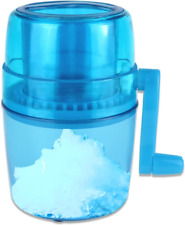 Hand Crank Ice Crushersnow Cone Machine Household Mini Portable Ice Shaver With