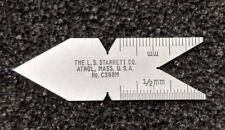 Starrett C398m Center Gage 12mm Metric Standard 60 Degree 12mm In Stock