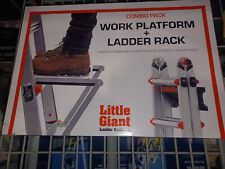 Little Giant Ladder Systems Work Platform Ladder Rack Combo Pack