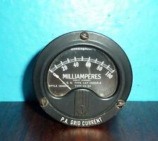Westinghouse Nx-33 Dc Milliamperes Panel Meter 0-100ma 2.5in Free Shipping