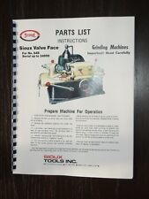 Sioux 645 Valve Grinder Manual Serial Number 0 - 34999