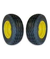 2 New 11l-16 Backhoe Tireswheelsrims For Ford 555 655 2wd - F3 12 Ply Rating