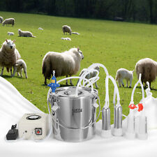 Vevor Goat Milking Machine Goat Milker 12 L 304 Stainless Steel Bucket For Cows