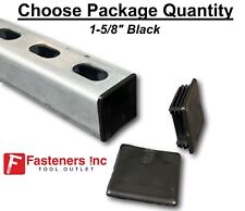 Pvc Style Plastic Black End Caps Unistrut Channel 1-58 X 1-58 Ec-2b