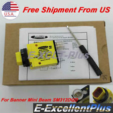 For Banner Engineering Mini-beam Sm312dqd Photoelectric Sensor Switch 10-30vdc