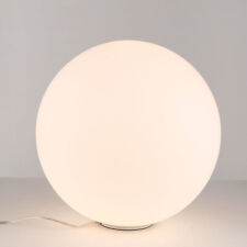Contemporary Globe Table Lamp Led Lighting Fixture Desk Light With Cream Glass