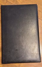 Menu Cover 8.5x14 Faux Black Leather Tri Fold