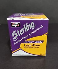 Harris Sterling Premium Lead Free Solid Wire Solder 16 Ounce