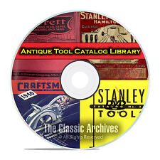 Vintage Tool Catalogs And Brochures Stanley Brown Sharpe Starrett Dvd E74
