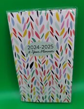 2024-2025 Wild Colors 2-year Pocket Mothly Planner Appointment Book 6.5 X 3.75