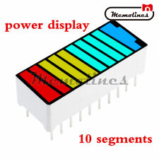 10 Segment 4 Color 5v Led Battery Bar Graph Light Display Indicator Dip