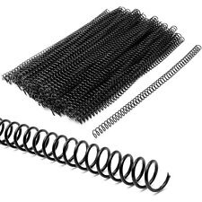 Spiral Binding Coils Plastic Spines For 70 Sheets 12 In 10mm 100 Pcs
