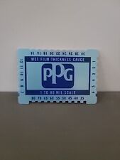 Ppg Wet Film Thickness Gauge Comb 1-80 Mil Scale 25-2000 Micron Scale On Rear