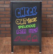Rustic Magnetic A-frame Chalkboard Sign Extra Large 40 X 20 Free Standing