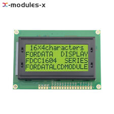 Lcd1604 16x4 Character Lcd Display Module Lcm Yellow Blacklight 5v For Arduino