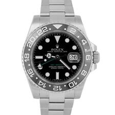 Mint Papers Rolex Gmt-master Ii Black Green Stainless Steel 40mm 116710 Ln Box