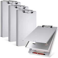 Aluminum Clipboard With Storage Folder Form Holder Clipboard Metal Clip Board...