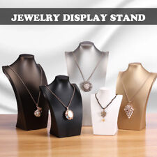 Necklace Frame Pendant Chain Jewelry Bust Display Holder Stand Elegant Showcase