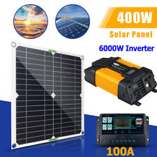 110v 6000w Solar Panel Kit Complete Solar Power Generator 60a Home Grid System
