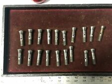 Machinist Lathe Tools Mill Machinist Lot Of Micro Jewelers Collets Dsk