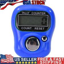 Mini Finger Counter Lcd Electronic Digital Counter Range 0-99999 Blue Us
