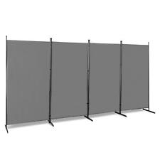 4-panel Room Divider Folding Privacy Screen Wall Partition Home Office Separator