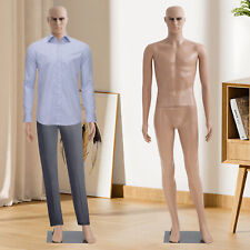 73 Male Mannequin Clothing Full Body Dress Form Stand Adjustable W Metal Base