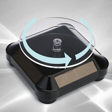 Solar Showcase 360turntable Rotating Display Stand Holder For Jewelry Watch Us