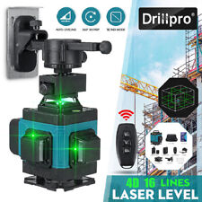 4d 16 Line Laser Level Auto Self Leveling 360 Rotary Cross Measure Too