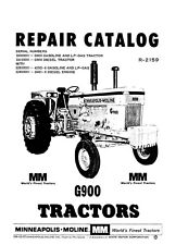 Minneapolis - Moline G900 Repair Catalog Please Read Description