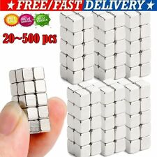 Lots 5x5x5mm N38 Square Rare Earth Neodymium Fasteners Craft Cube Magnets Usa