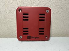 Simplex 2901-9838 Fire Alarm Horn Wall Red