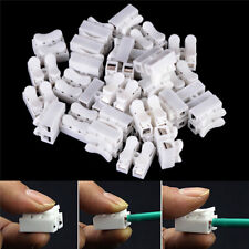 60x Electrical Cable Connectors Quick Splice Lock Wire Lamp Connection Terminals