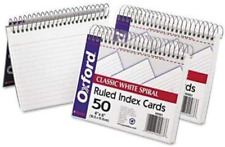 Spiral Index Cards 4 X 6 White 8 Pack Of 50 Cards
