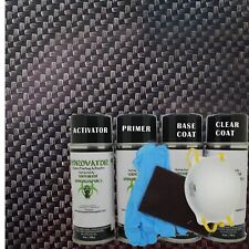 Hydrographic Film Water Transfer Hydro Dip Activator Paint Kit Carbon Fiber 22