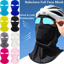 Thin Cool Balaclava Face Mask Outdoor Uv Protection Ski Sun Hood For Men Womens