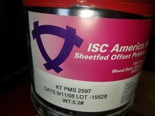 Pantone 2597 Red Offset Printing Ink -- 5 Lb. Can Oil Base