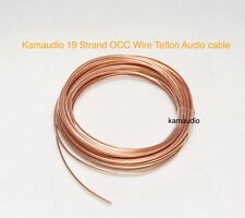 10m 18awg 0.75mm2 Kamaudio 19 Strand 6n Occ Wire Teflon Audio Cable