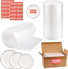 2-pack Bubble Cushioning Wrap Rolls 316 X 12 X 72 Ft Total Perforated Ever