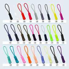 10 Zipper Pull Puller End Fit Rope Tag Fixer Zip Cord Replacement Clip Backpack