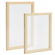 2 Pcs 10x12 10x14 Wood Frame Silk Screen Printing Starter Beginner Kit 110mesh