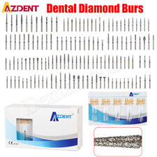 Azdent Dental Diamond Burs For High Speed Handpiece Friction Grip 5pcsbox