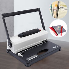 Coil Binding Machine Manual Round Hole Punch Binder With Electric Coil Inserter