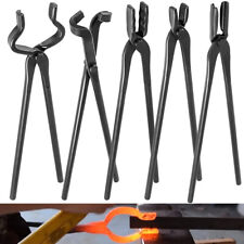 5 Knife Making Tongs Set Bladesmith Blacksmith Tongs Tool For Anvil Vise Forge