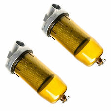 2 Pcs For Goldenrod 496 Bowl Water-block Fuel Tank Filter With 1 Npt Top Cap